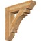 Ekena Millwork Merced Slat Rough Sawn Bracket, Western Red Cedar, 6"W x 30"D x 30"H BKT06X30X30MRC06RWR - alternate 1